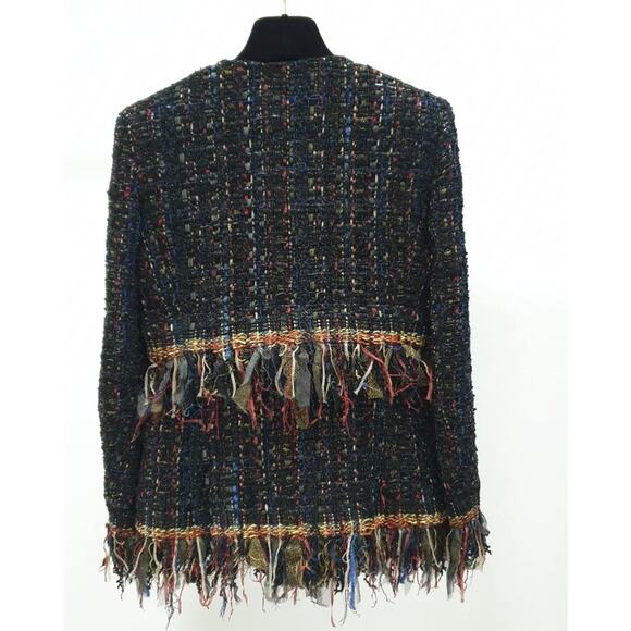 CHANEL 17A Paris-Cosmopolite Tweed Jacket Sz.38 - Picture 5 of 8